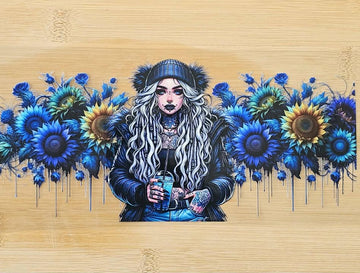 Blue Sunflowers 919