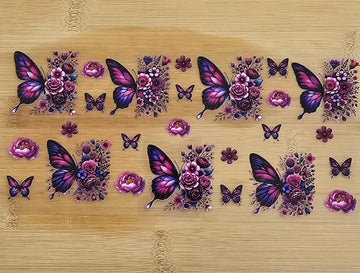 Fuchsia Butterflies 543