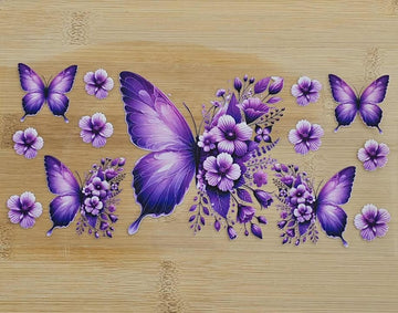 Purple Butterflies 545