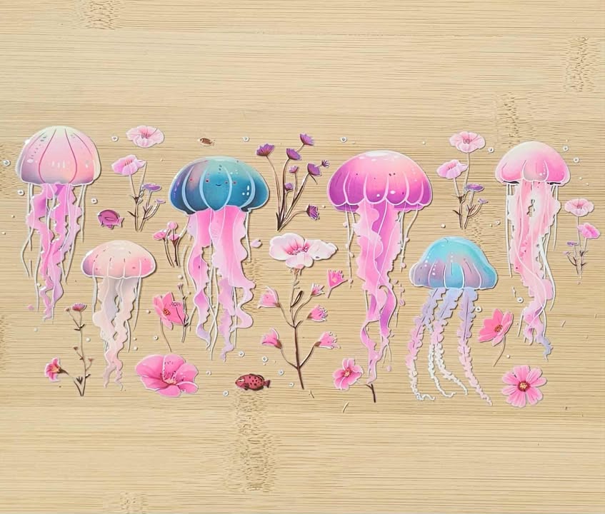 Colorful Jelly Fish 904